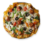 Chicken Pakora Pizza 