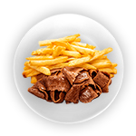 Chips & Donner Kebab 